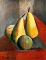 Pears and apples 1908 cubism Pablo Picasso